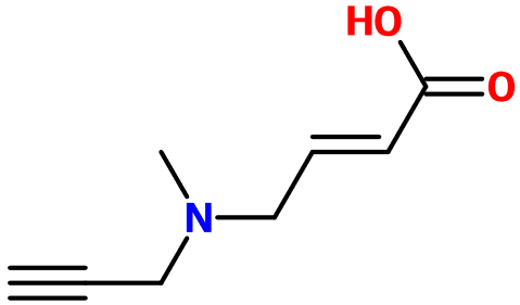 (图片) MC018982 (E)-4-[Methyl(prop-2-ynyl)amino]but-2-enoic acid